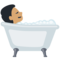 Person Taking Bath - Medium emoji on Facebook
